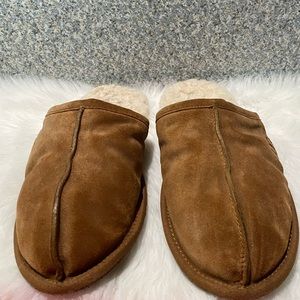 UGG Scuff Suede Slippers Chestnut
